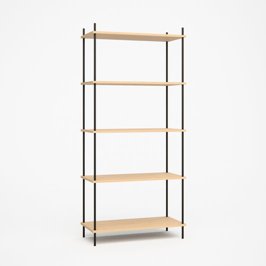 oak-bookshelf-75x164cm -- Studioansicht