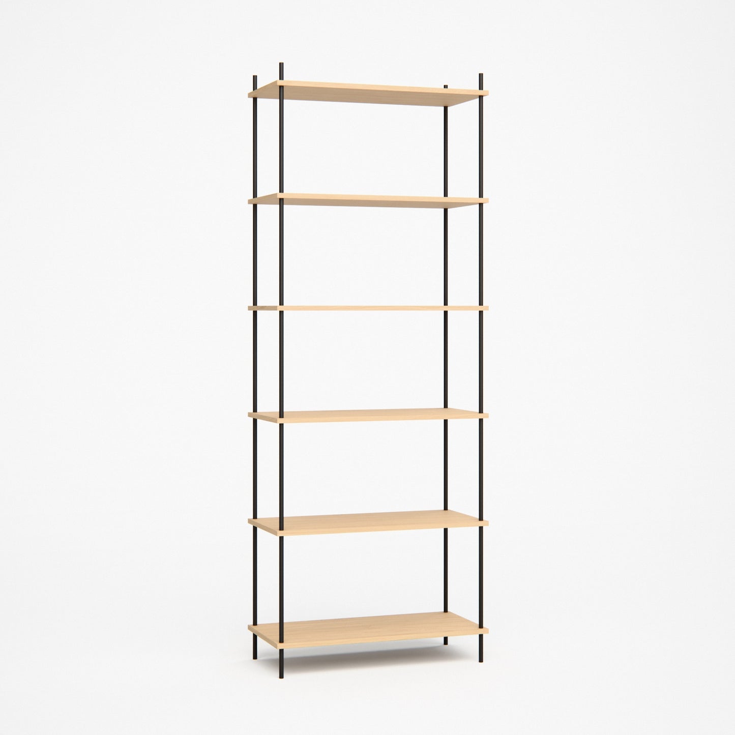oak-bookshelf-75x201cm -- Studioansicht