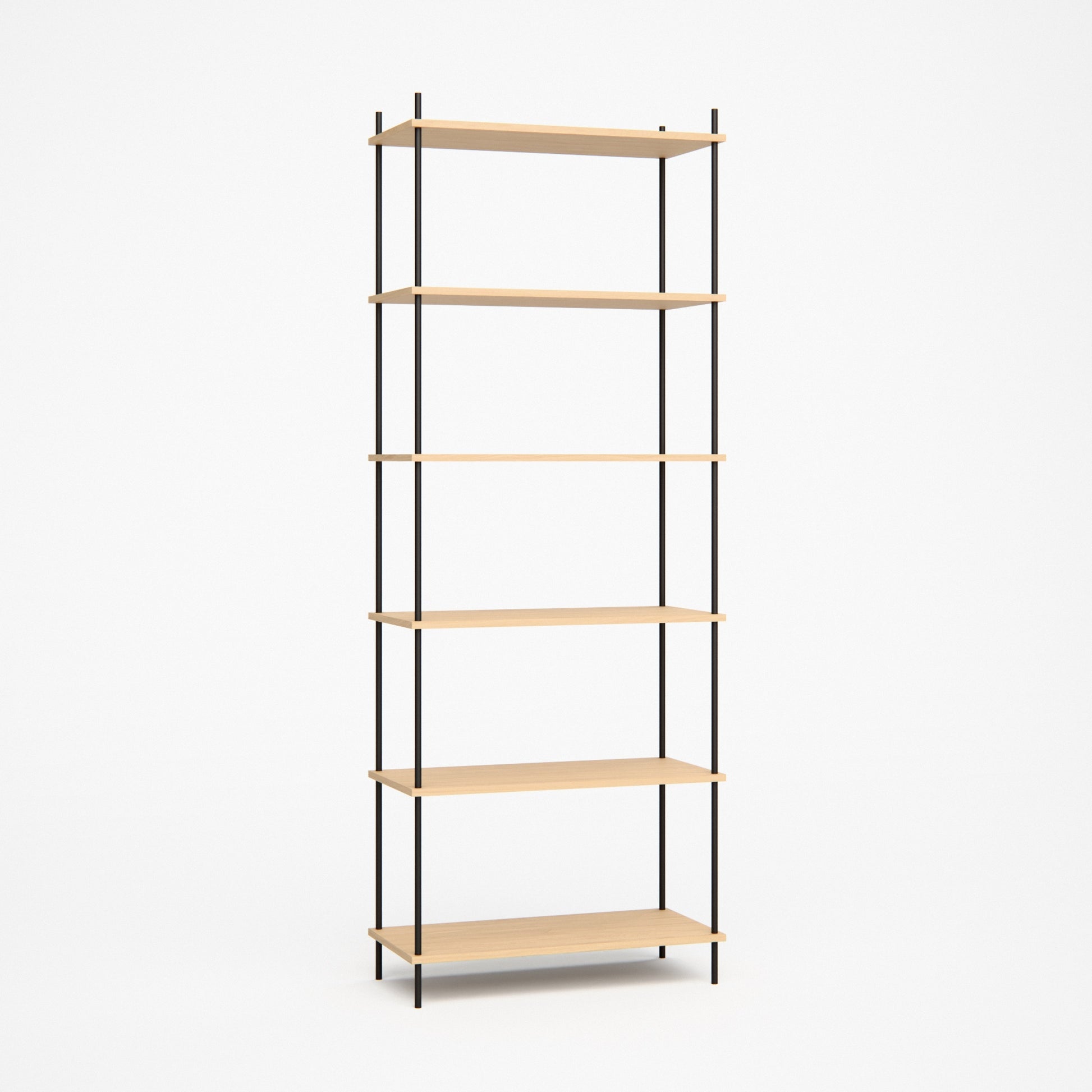 oak-bookshelf-75x201cm -- Studioansicht