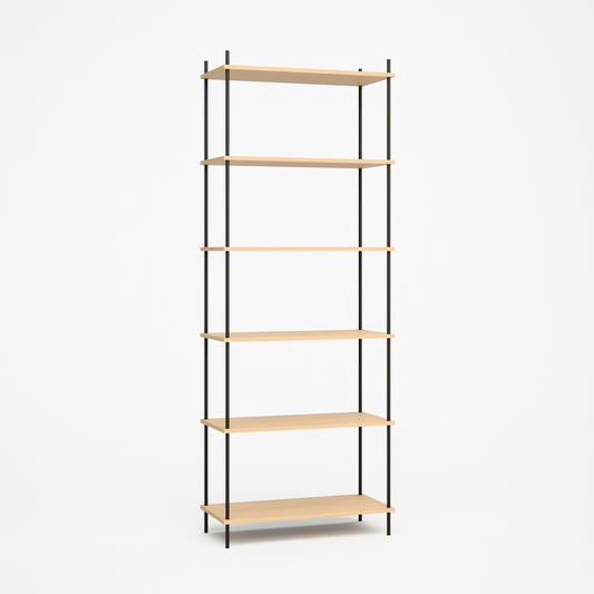 oak-bookshelf-75x201cm -- Studioansicht