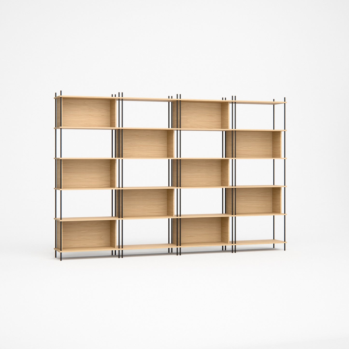 oak-bookshelf-chess-design-4 -- Studioansicht