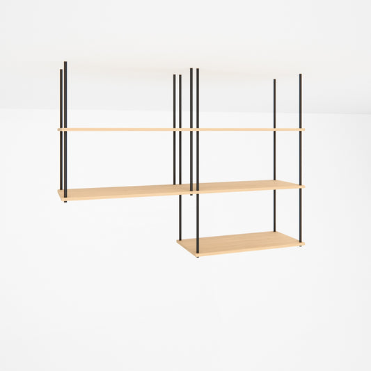 oak-ceiling-shelf-150x111cm-with-right-drop -- Studioansicht
