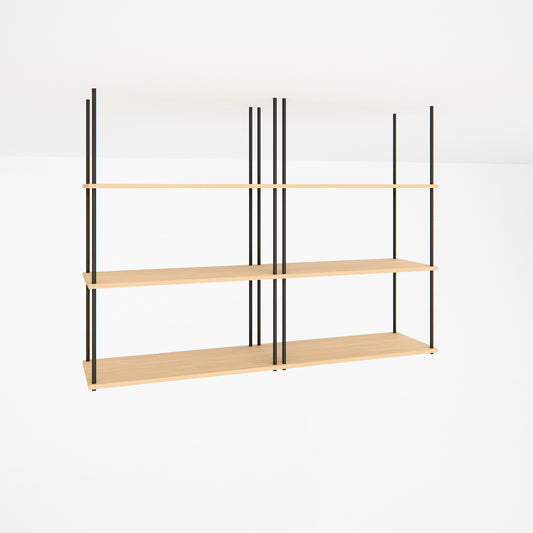 oak-ceiling-shelf-150x111cm -- Studioansicht