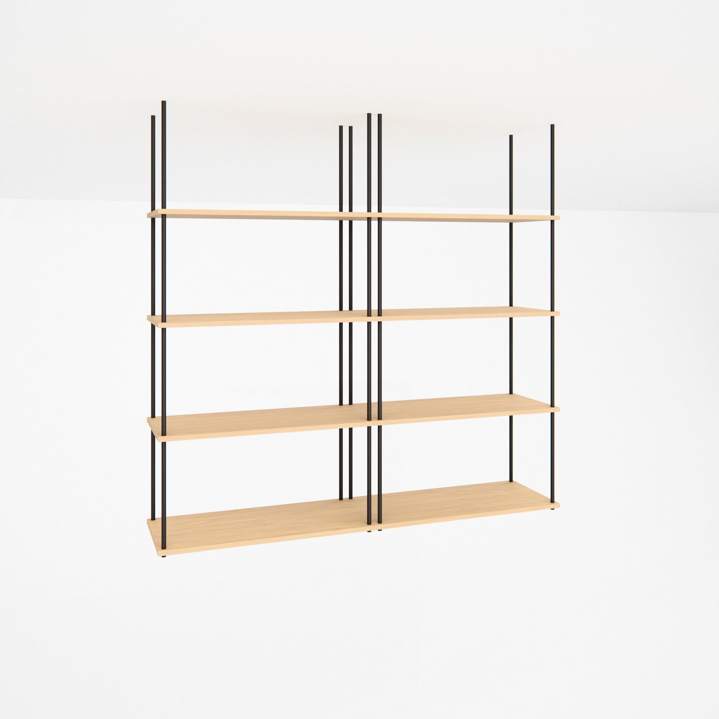 oak-ceiling-shelf-150x147cm -- Studioansicht