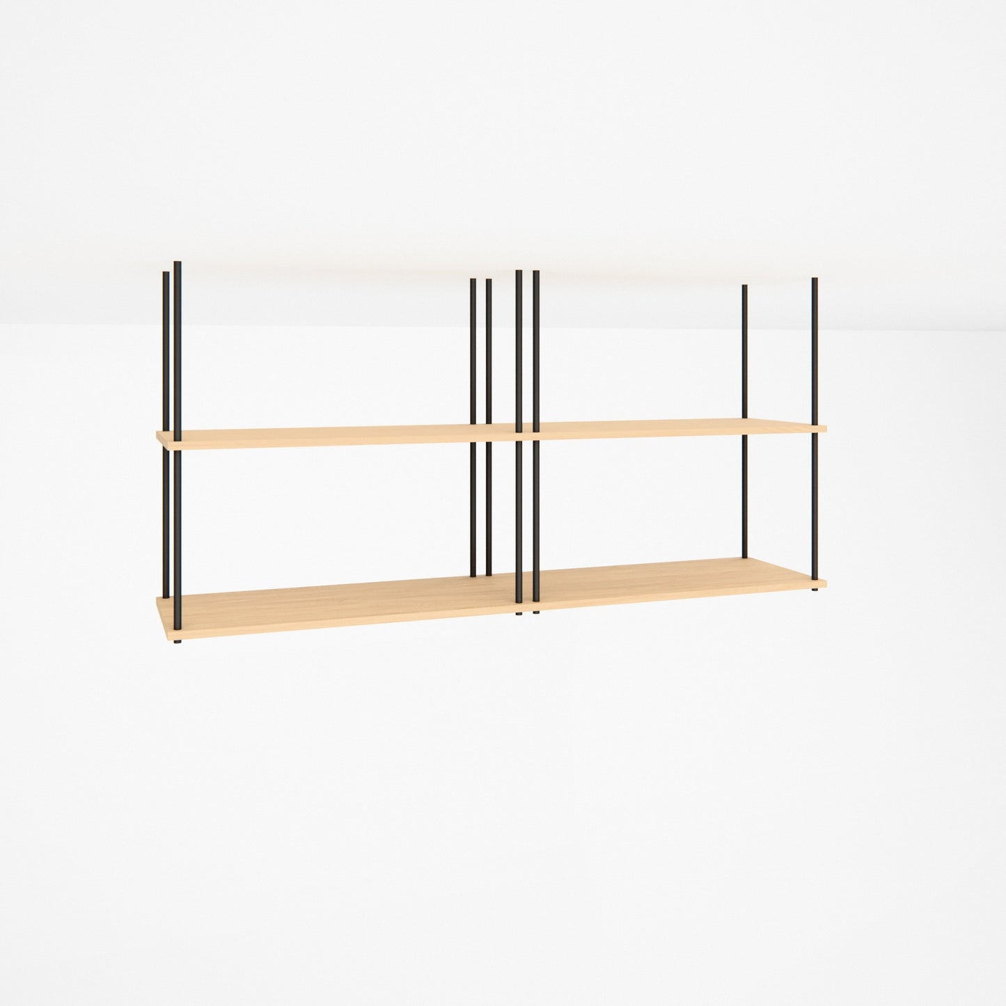 oak-ceiling-shelf-150x74cm -- Studioansicht