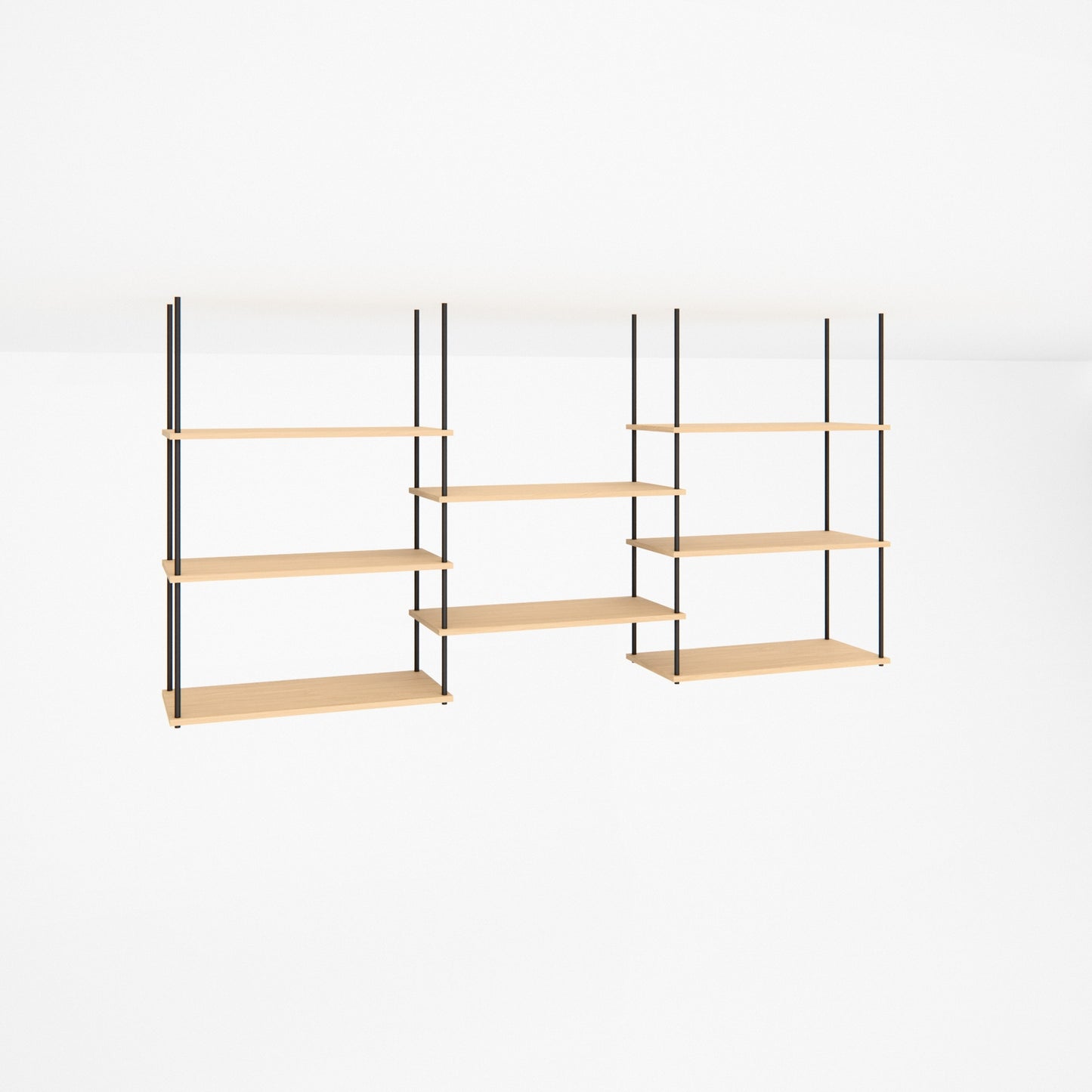 oak-ceiling-shelf-217x111cm-shift -- Studioansicht