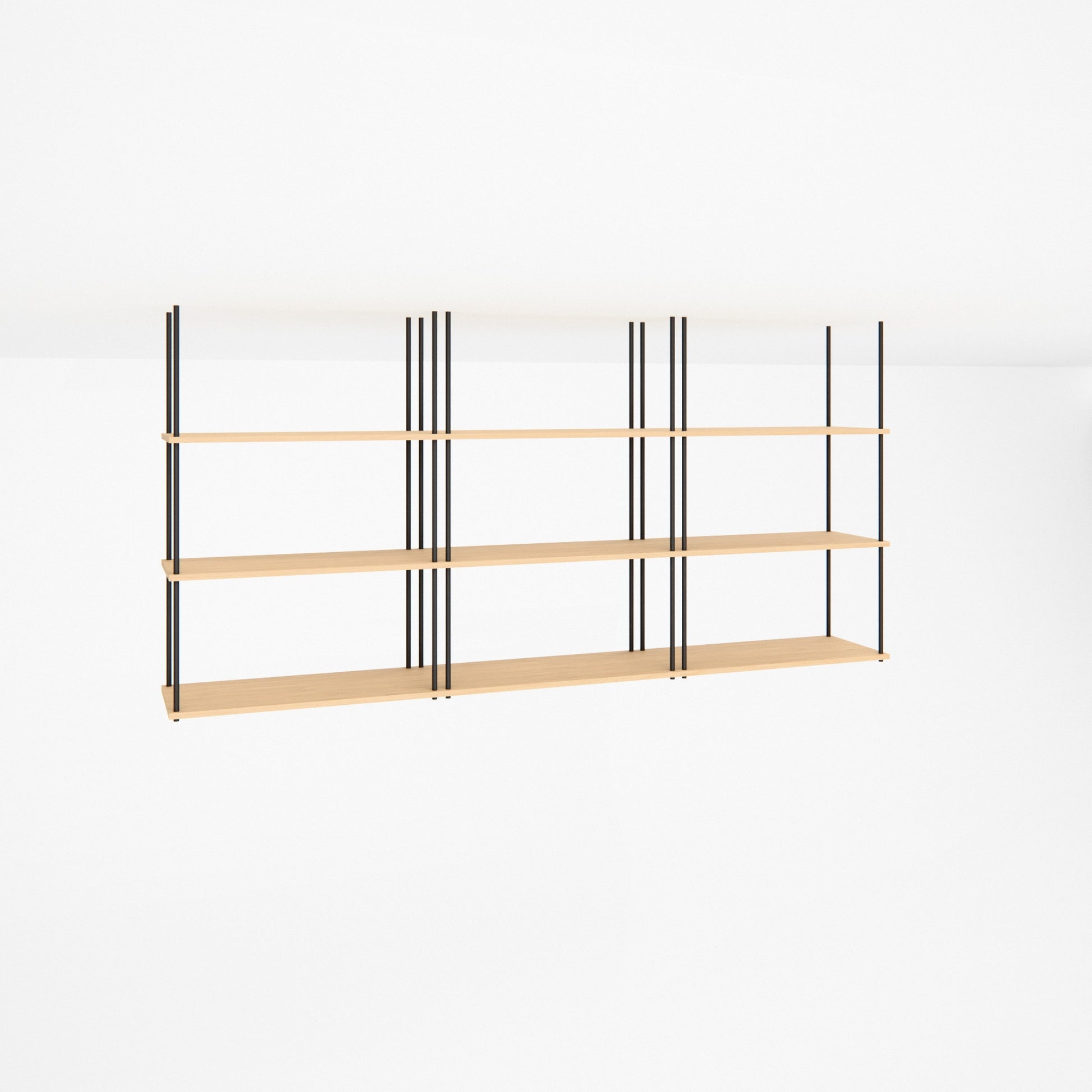 oak-ceiling-shelf-225x111cm -- Studioansicht