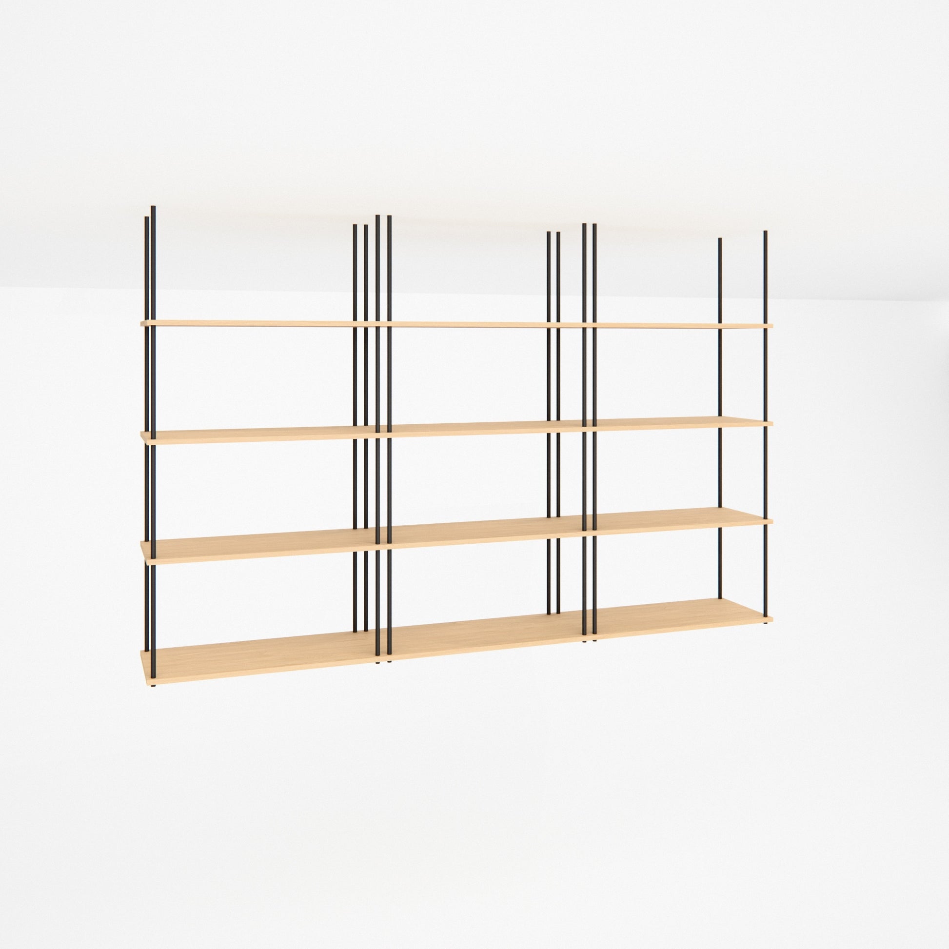 oak-ceiling-shelf-225x147cm -- Studioansicht