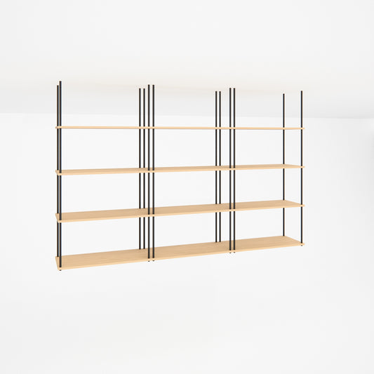 oak-ceiling-shelf-225x147cm -- Studioansicht