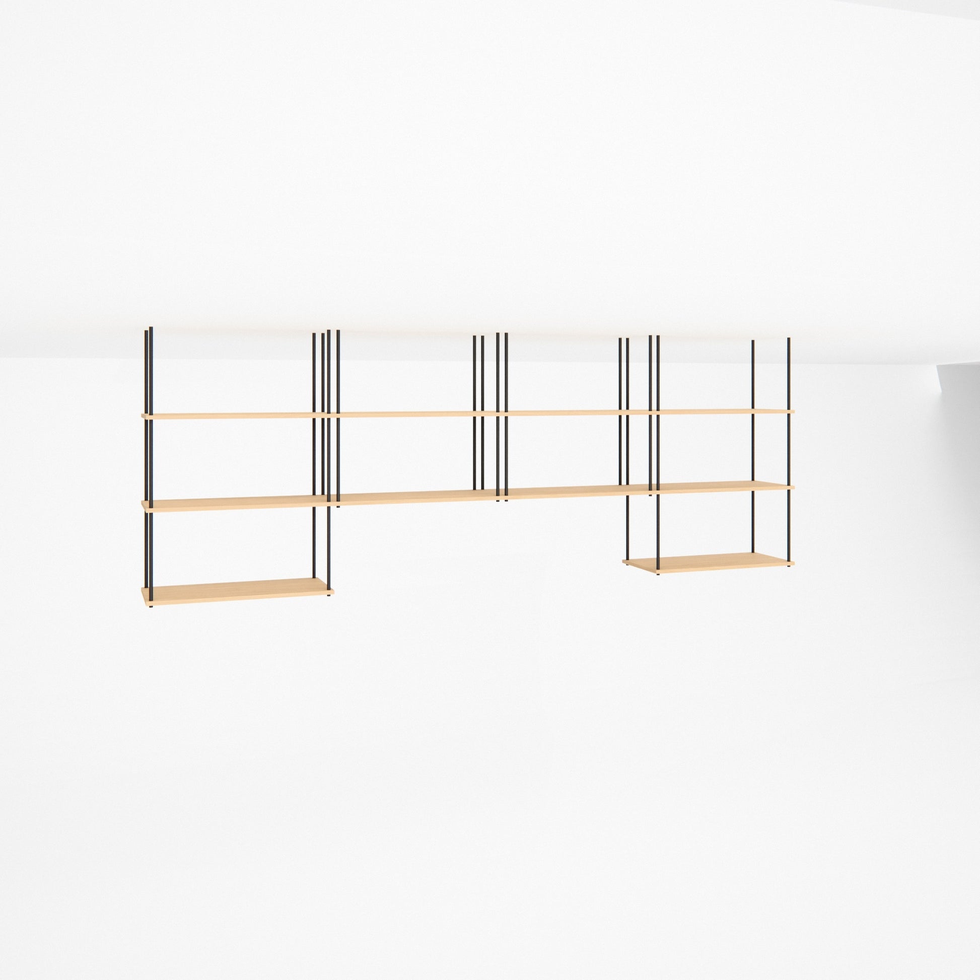 oak-ceiling-shelf-300x111cm-arch -- Studioansicht