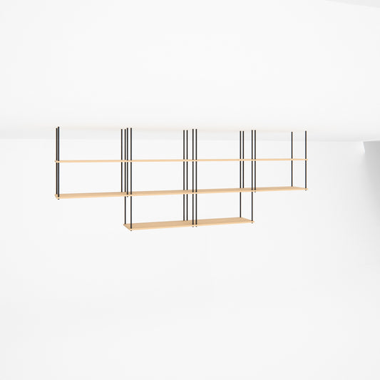 oak-ceiling-shelf-300x111cm-mixed-drops -- Studioansicht