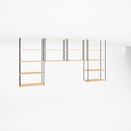 oak-ceiling-shelf-300x147cm-arch -- Studioansicht