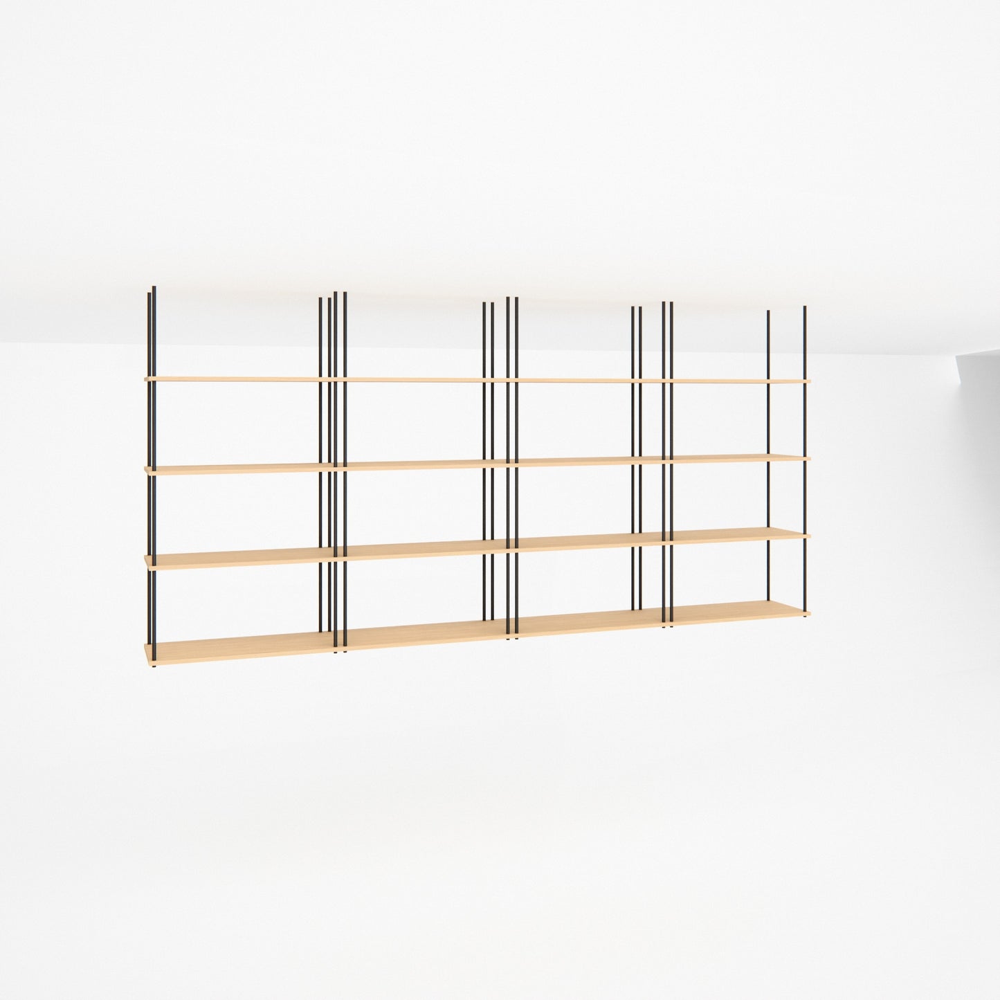 oak-ceiling-shelf-300x147cm -- Studioansicht