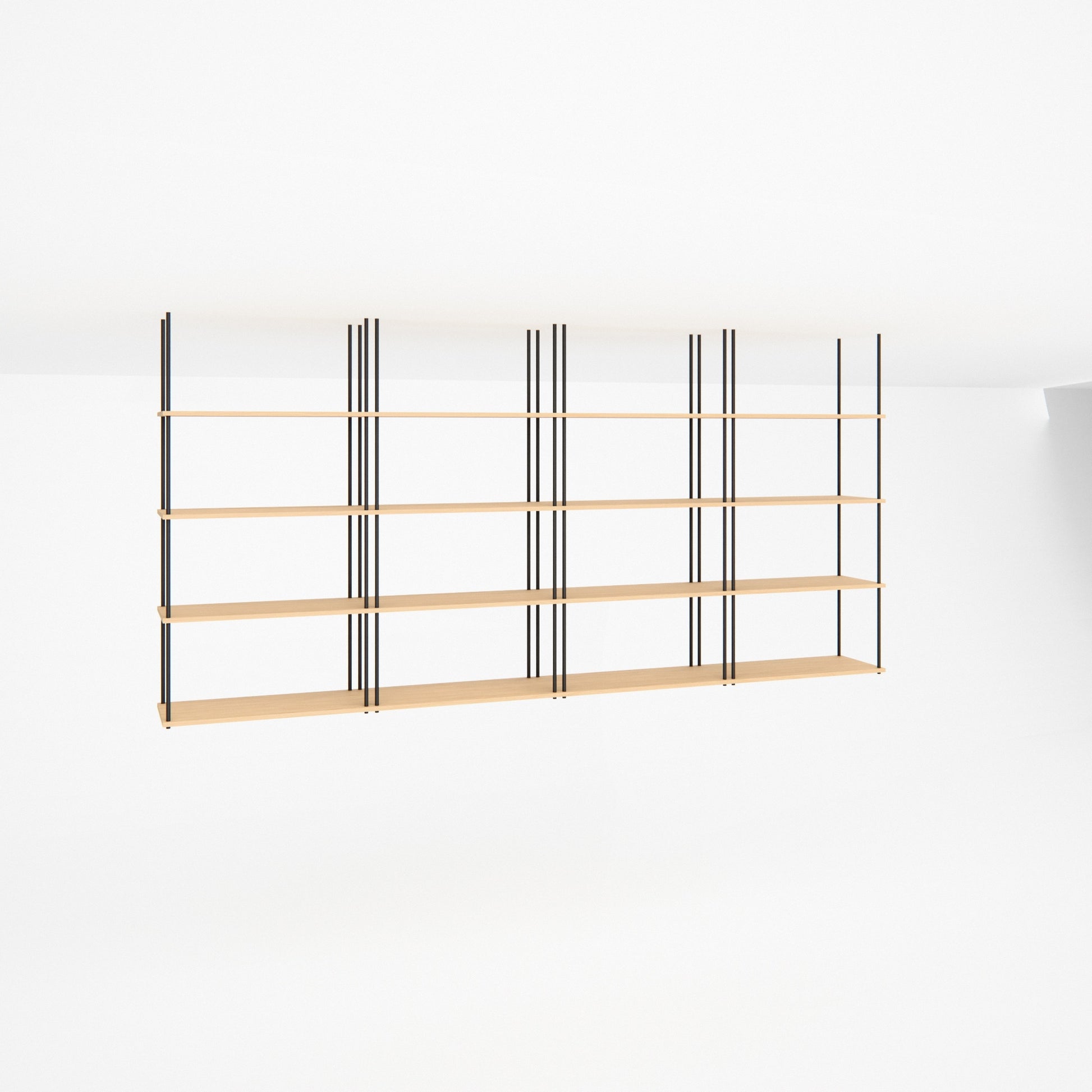oak-ceiling-shelf-300x147cm -- Studioansicht