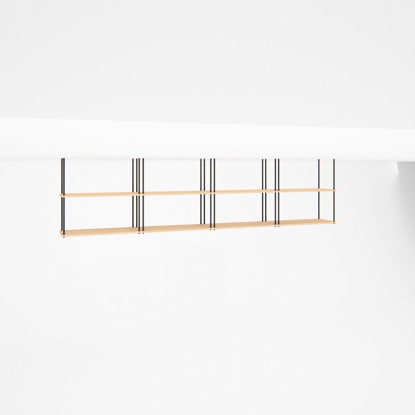 oak-ceiling-shelf-300x74cm -- Studioansicht