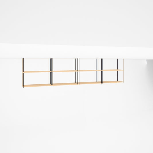 oak-ceiling-shelf-300x74cm -- Studioansicht