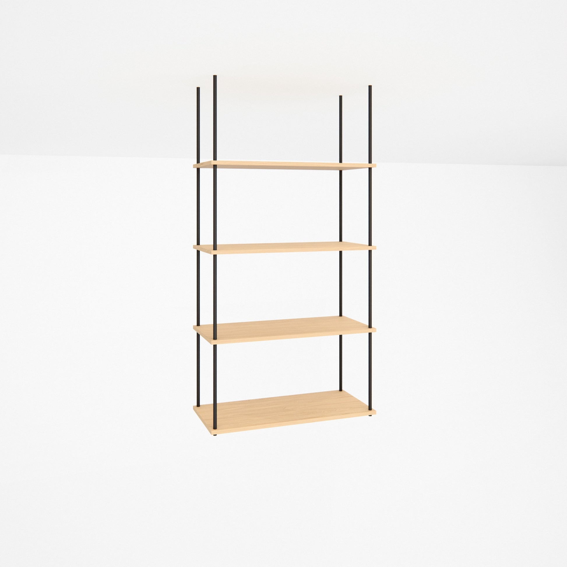 oak-ceiling-shelf-75x147cm -- Studioansicht