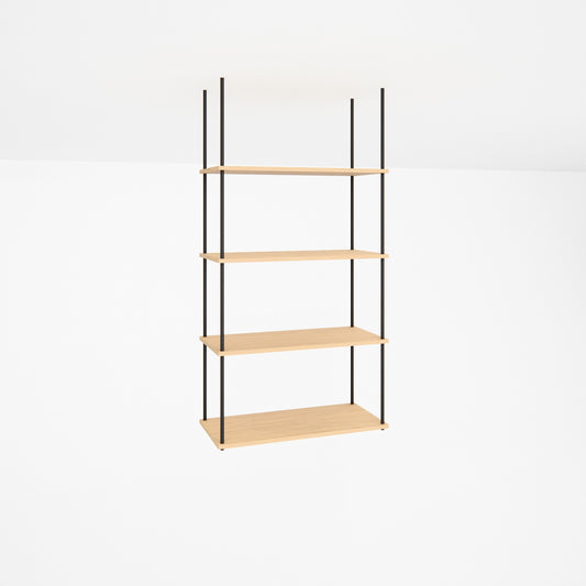 oak-ceiling-shelf-75x147cm -- Studioansicht