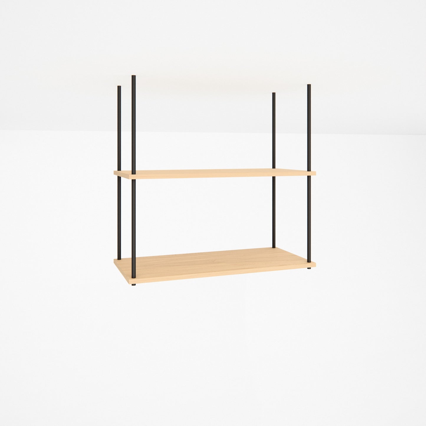 oak-ceiling-shelf-75x74cm -- Studioansicht