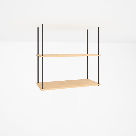 oak-ceiling-shelf-75x74cm -- Studioansicht