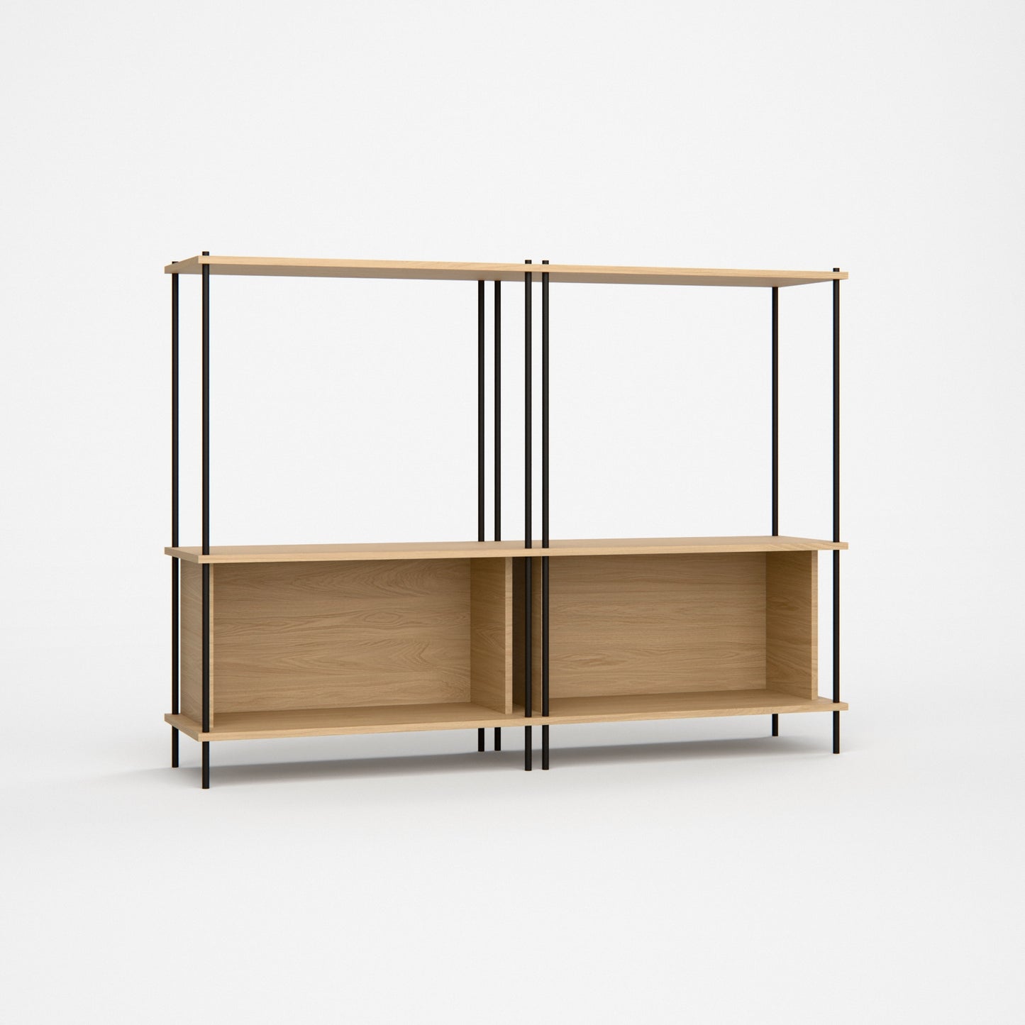 oak-sideboard-112-cm-double-section-standing-m1m1-bundle -- Studioansicht