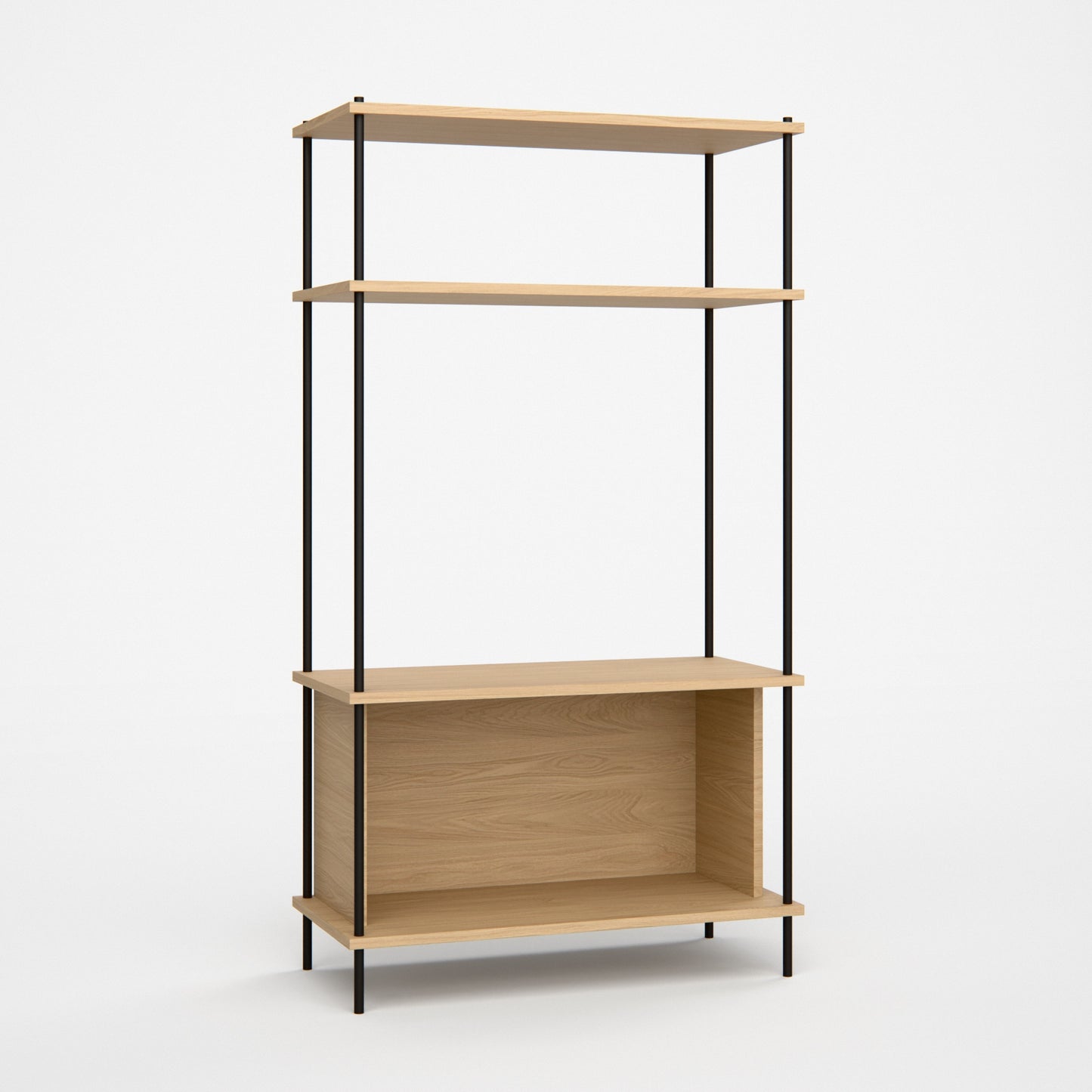 oak-sideboard-138-cm-standing-m2-bundle -- Studioansicht