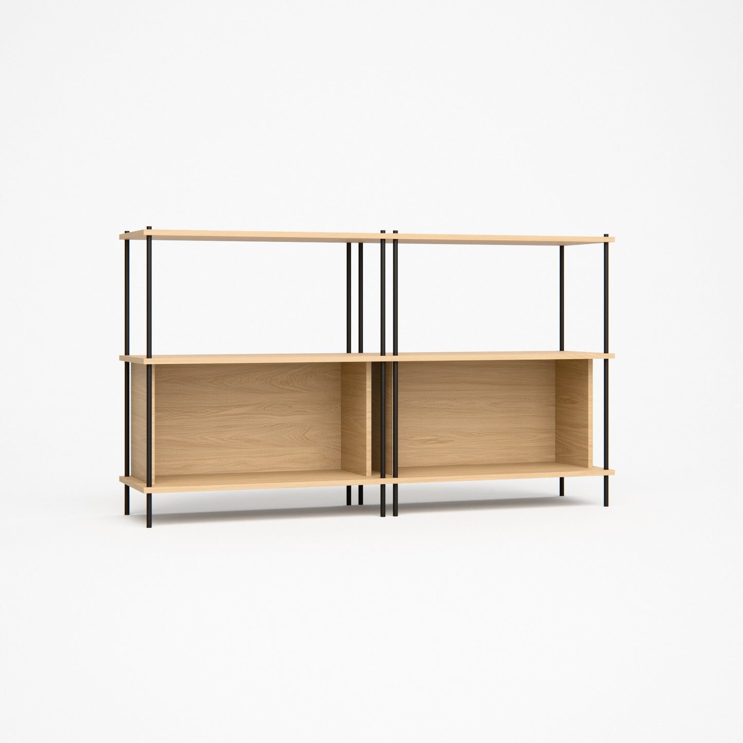 oak-sideboard-150cm-two-closed-boxes -- Studioansicht