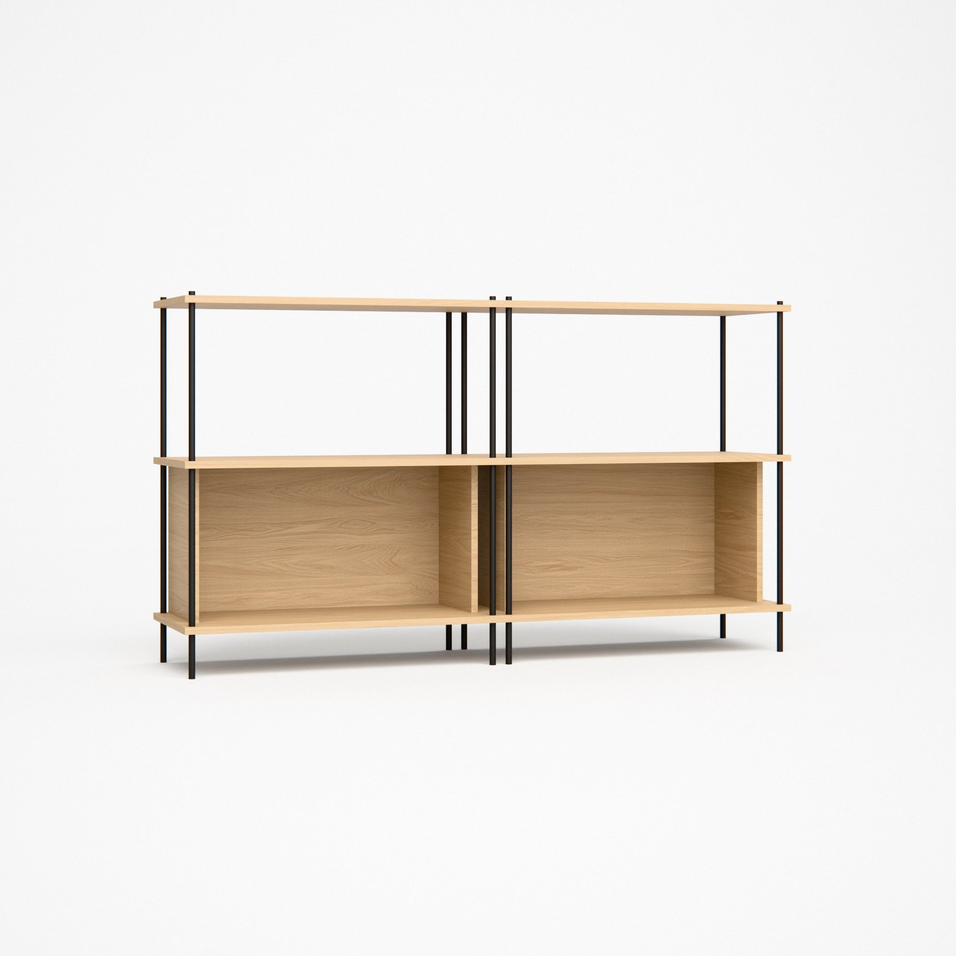 oak-sideboard-150cm-two-closed-boxes -- Studioansicht