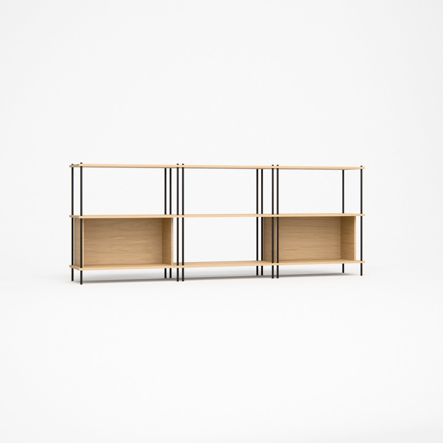oak-sideboard-225cm-two-side-boxes -- Studioansicht