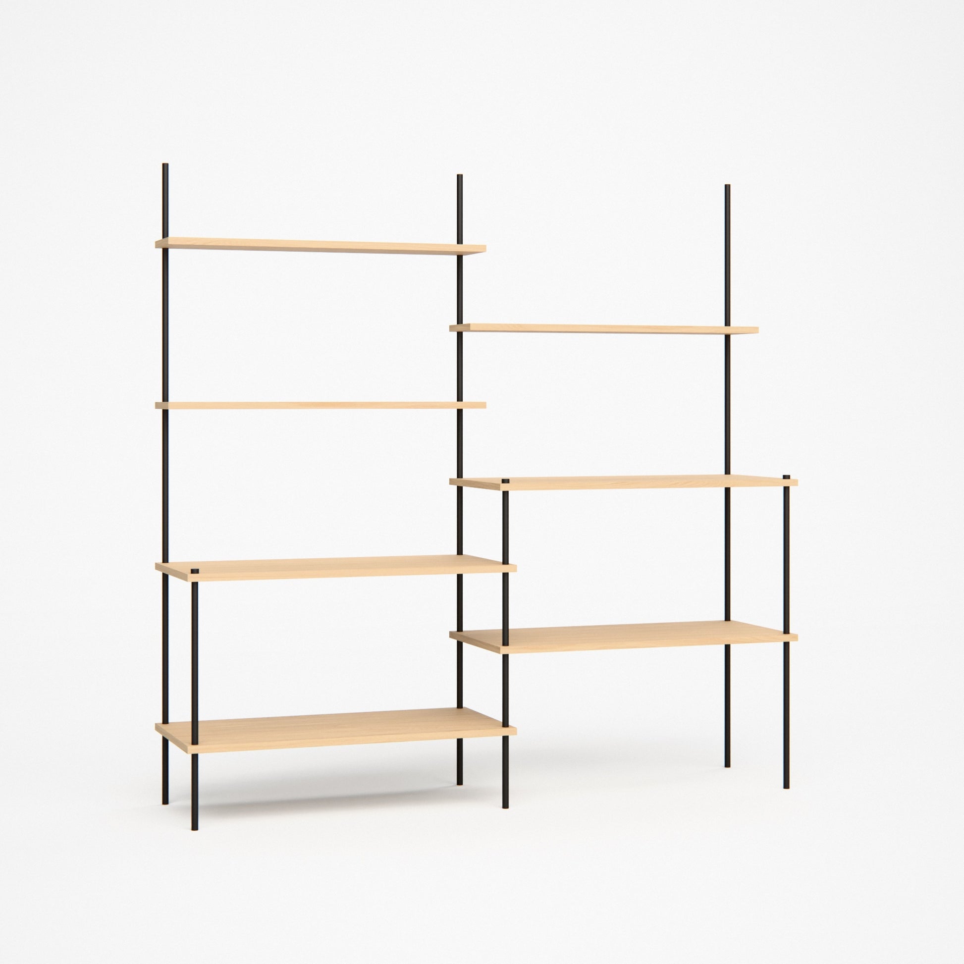 oak-tiered-shelf-146x146cm-shift -- Studioansicht