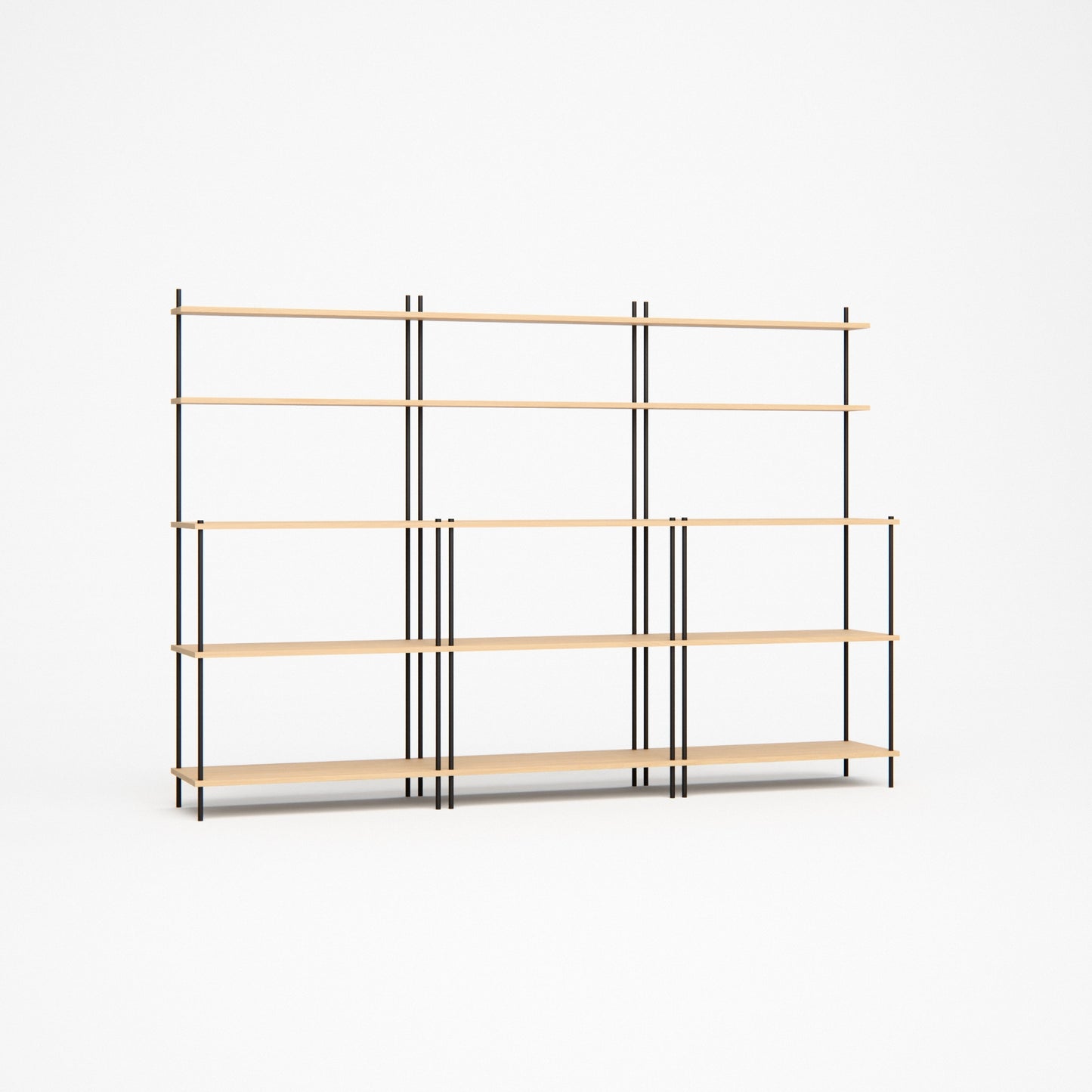 oak-tiered-shelf-225x154cm -- Studioansicht