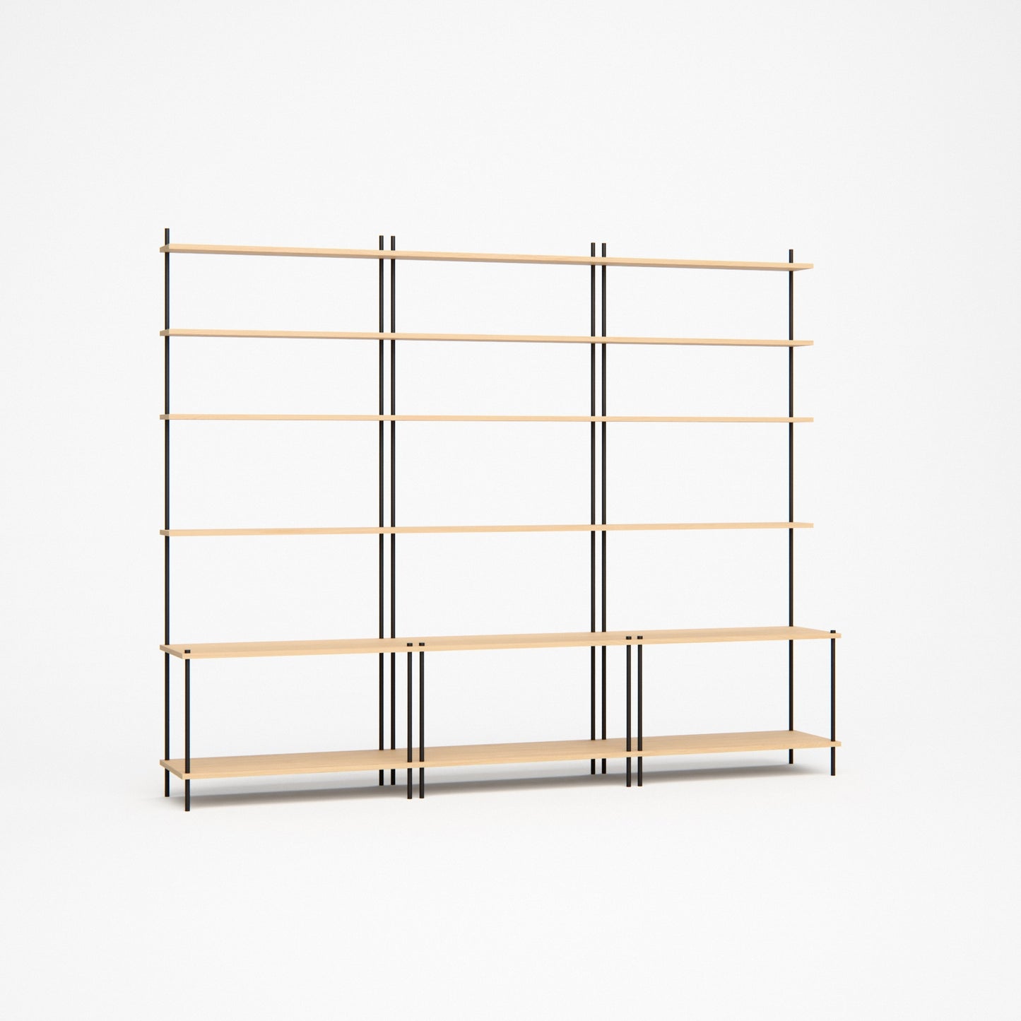oak-tiered-shelf-225x181cm -- Studioansicht