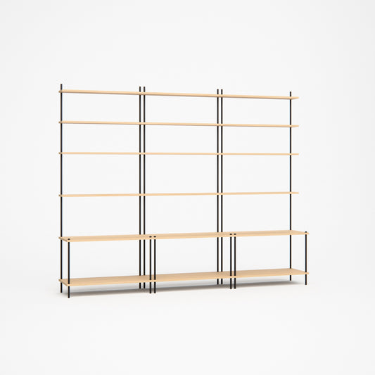 oak-tiered-shelf-225x181cm -- Studioansicht