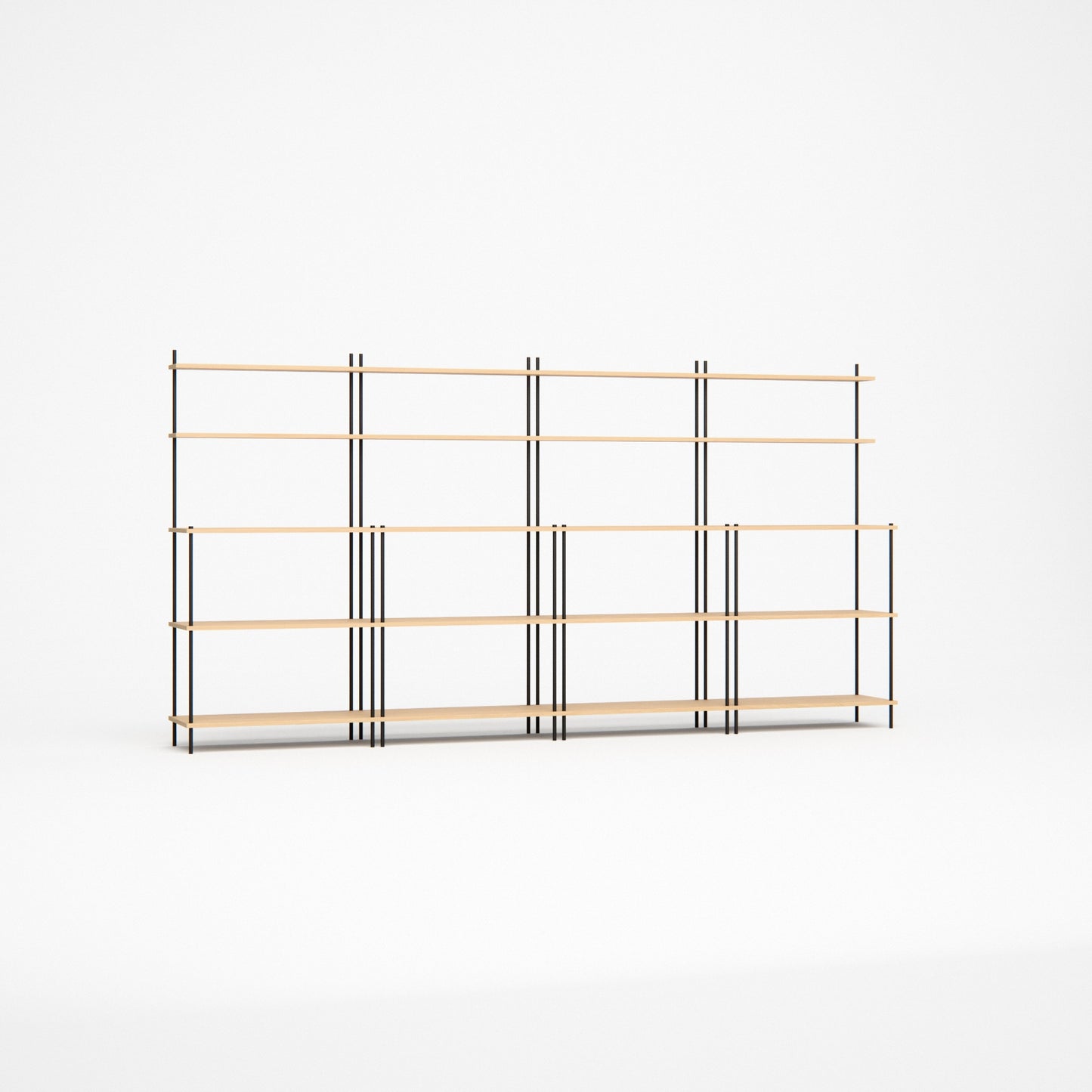 oak-tiered-shelf-300x154cm -- Studioansicht