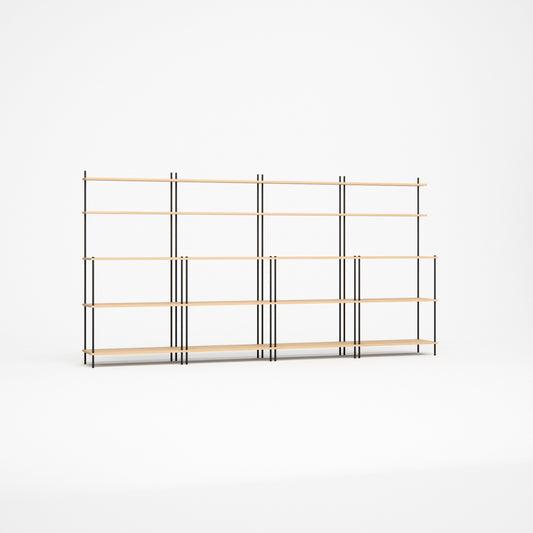 oak-tiered-shelf-300x154cm -- Studioansicht