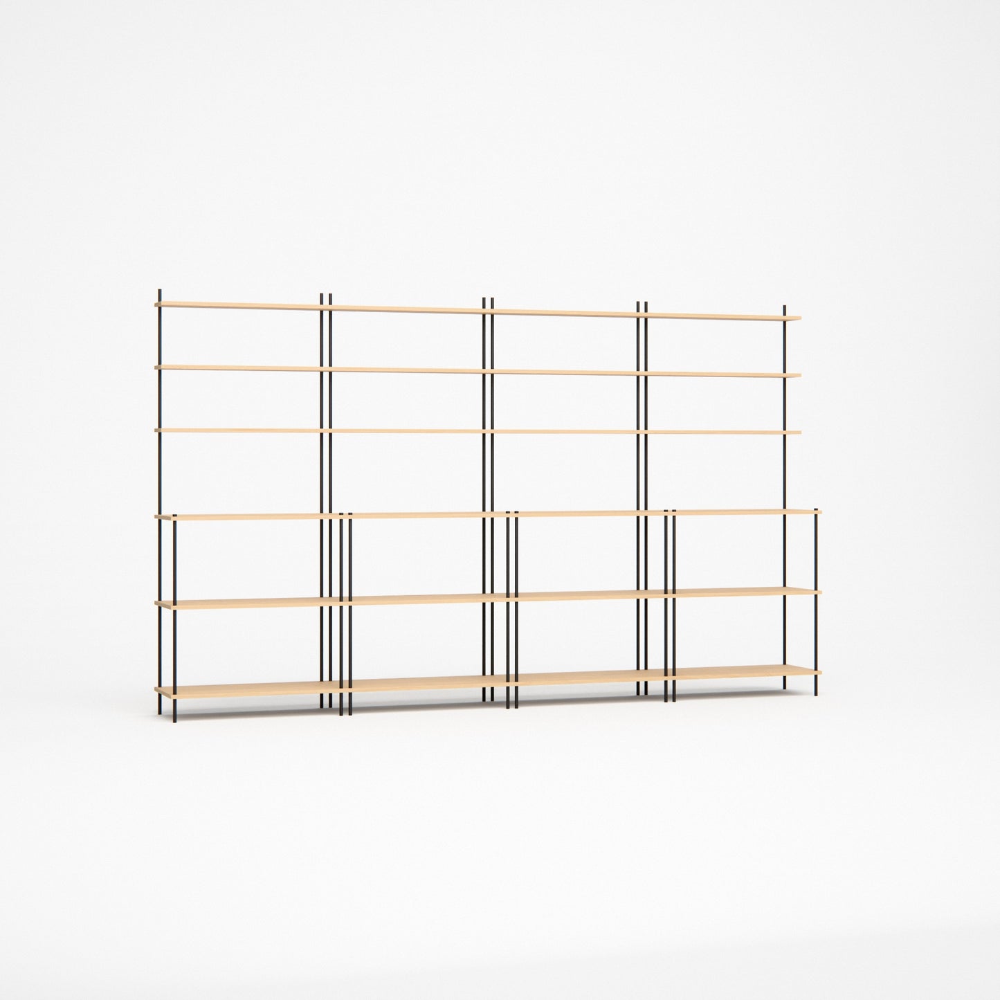 oak-tiered-shelf-300x181cm -- Studioansicht