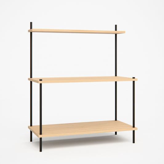 oak-tiered-shelf-75cm -- Studioansicht