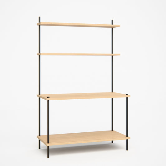 oak-tiered-shelf-75x117cm -- Studioansicht