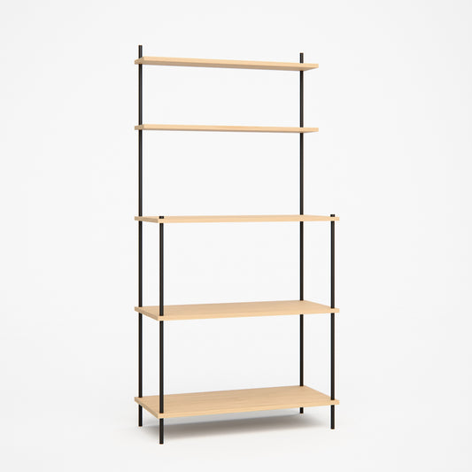 oak-tiered-shelf-75x154cm -- Studioansicht