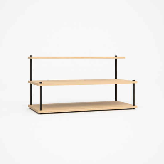 oak-tiered-shelf-75x40cm -- Studioansicht
