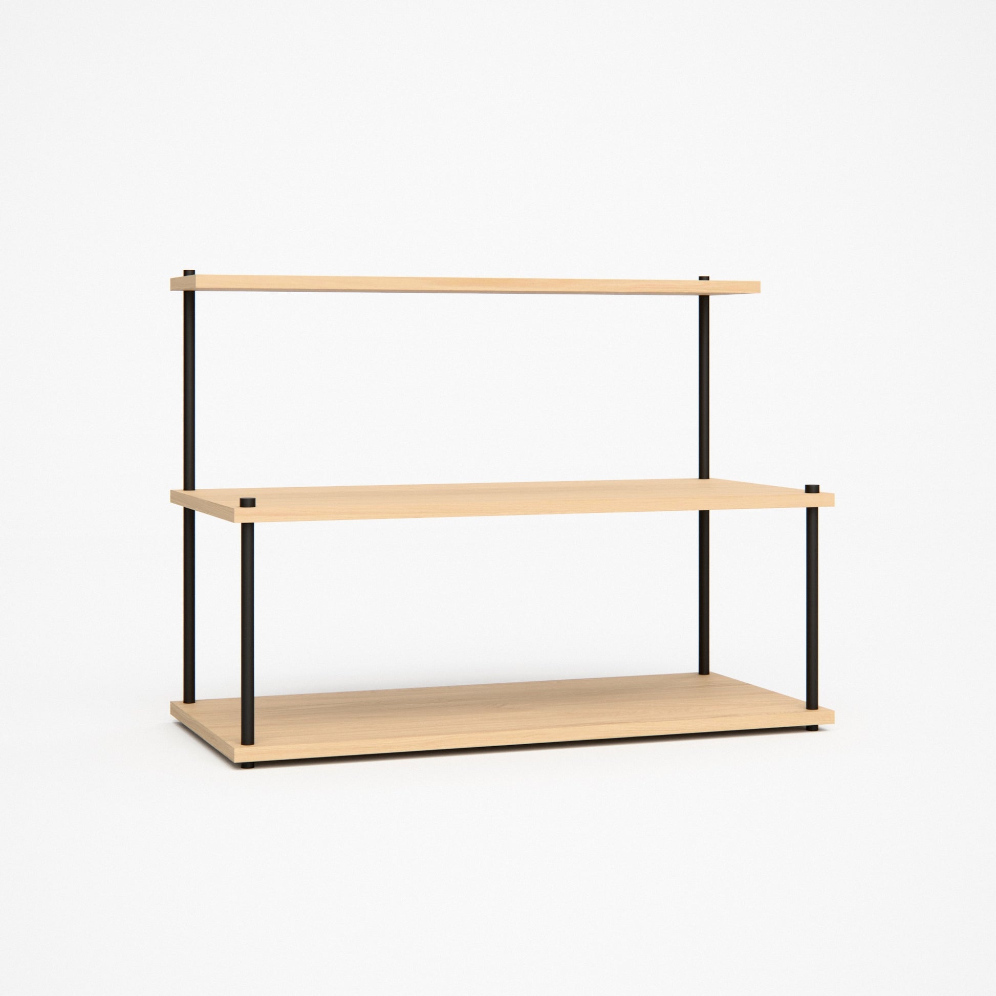 oak-tiered-shelf-75x57cm -- Studioansicht