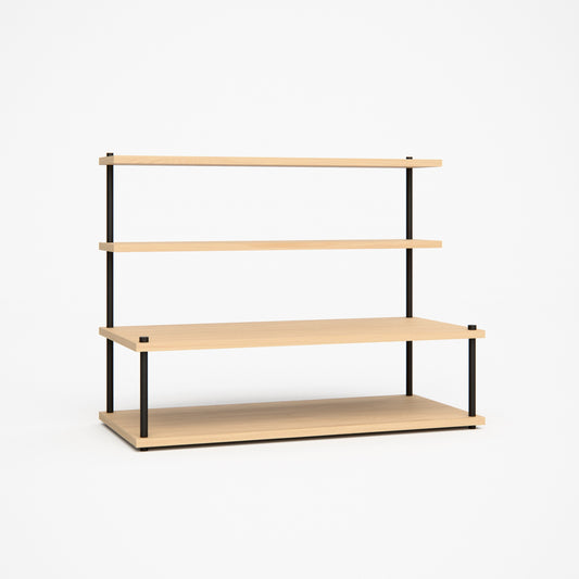 oak-tiered-shelf-75x59cm -- Studioansicht