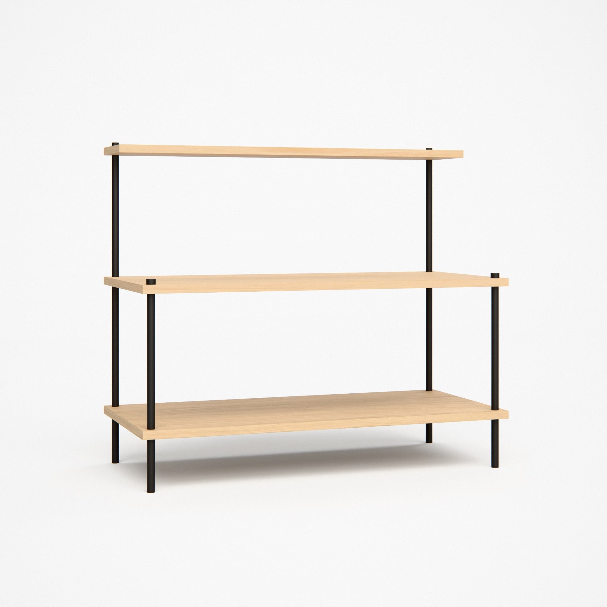 oak-tiered-shelf-75x66cm -- Studioansicht