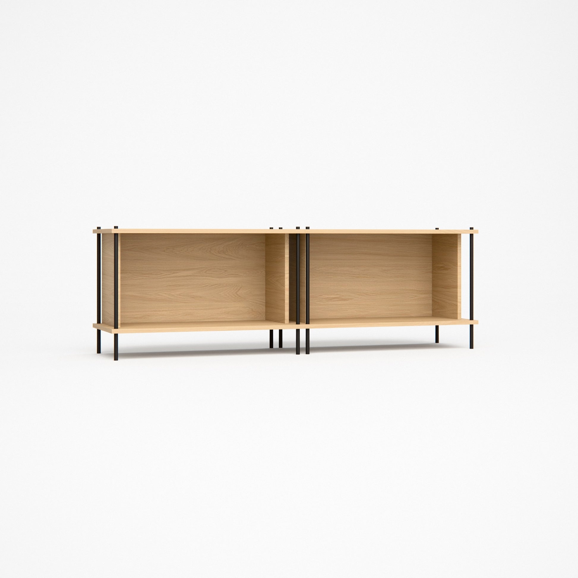 oak-tv-unit-150cm-two-closed-boxes -- Studioansicht