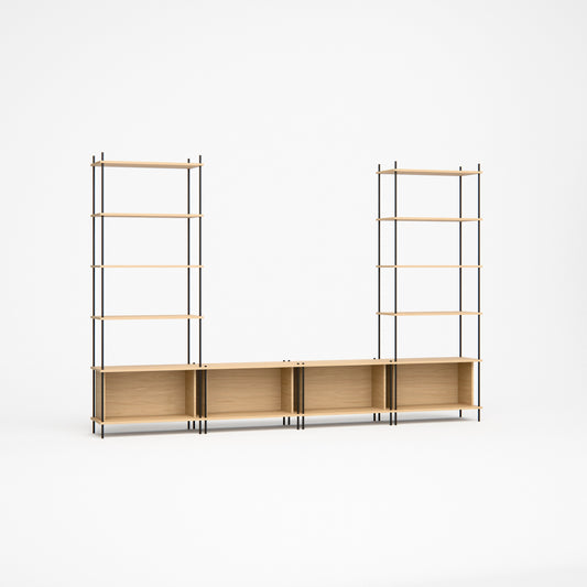 oak-tv-wall-danish-design -- Studioansicht