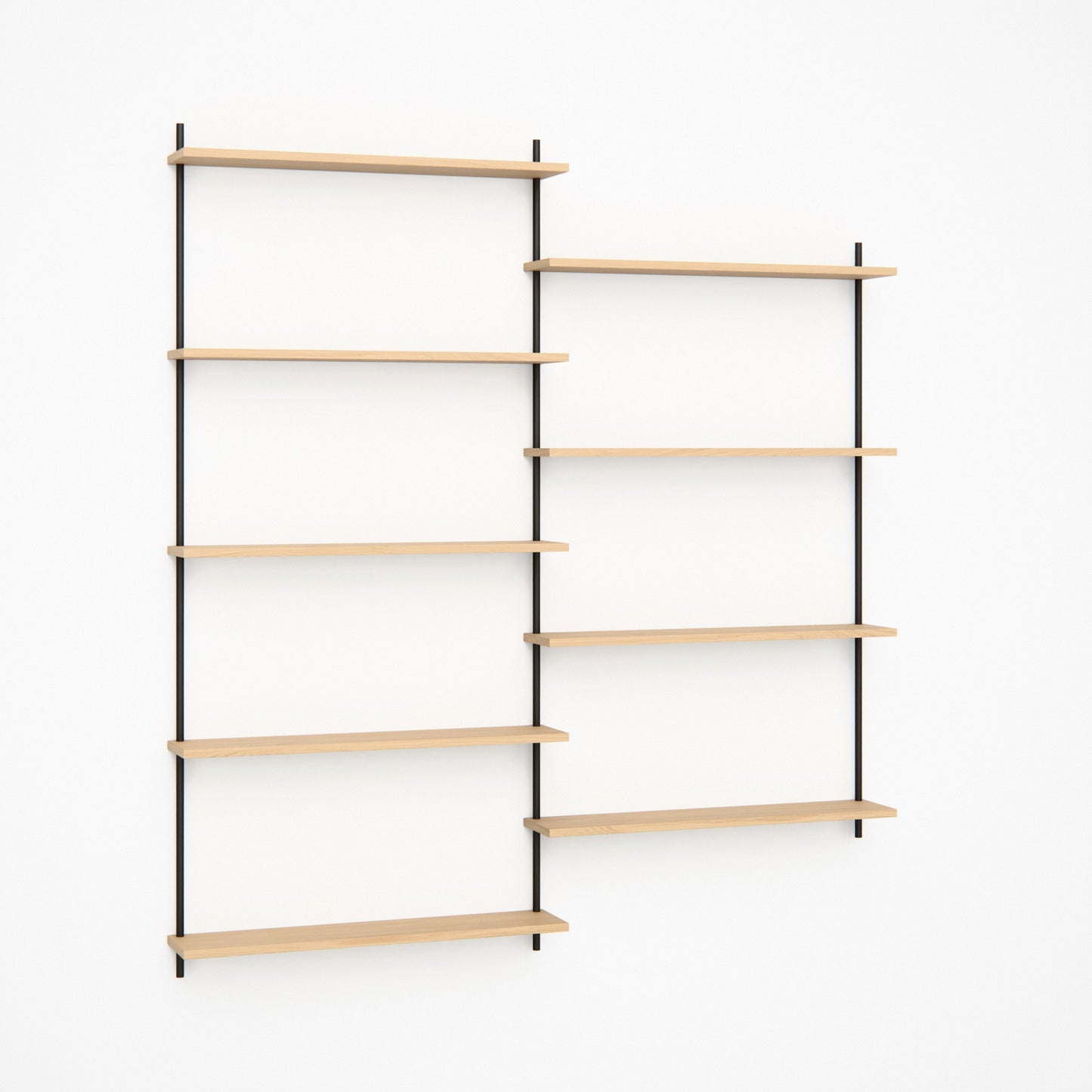 oak-wall-shelf-146x160cm-shift -- Studioansicht