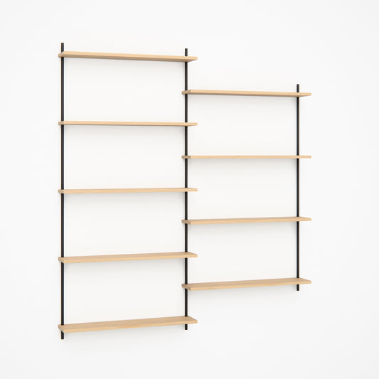 oak-wall-shelf-146x160cm-shift -- Studioansicht