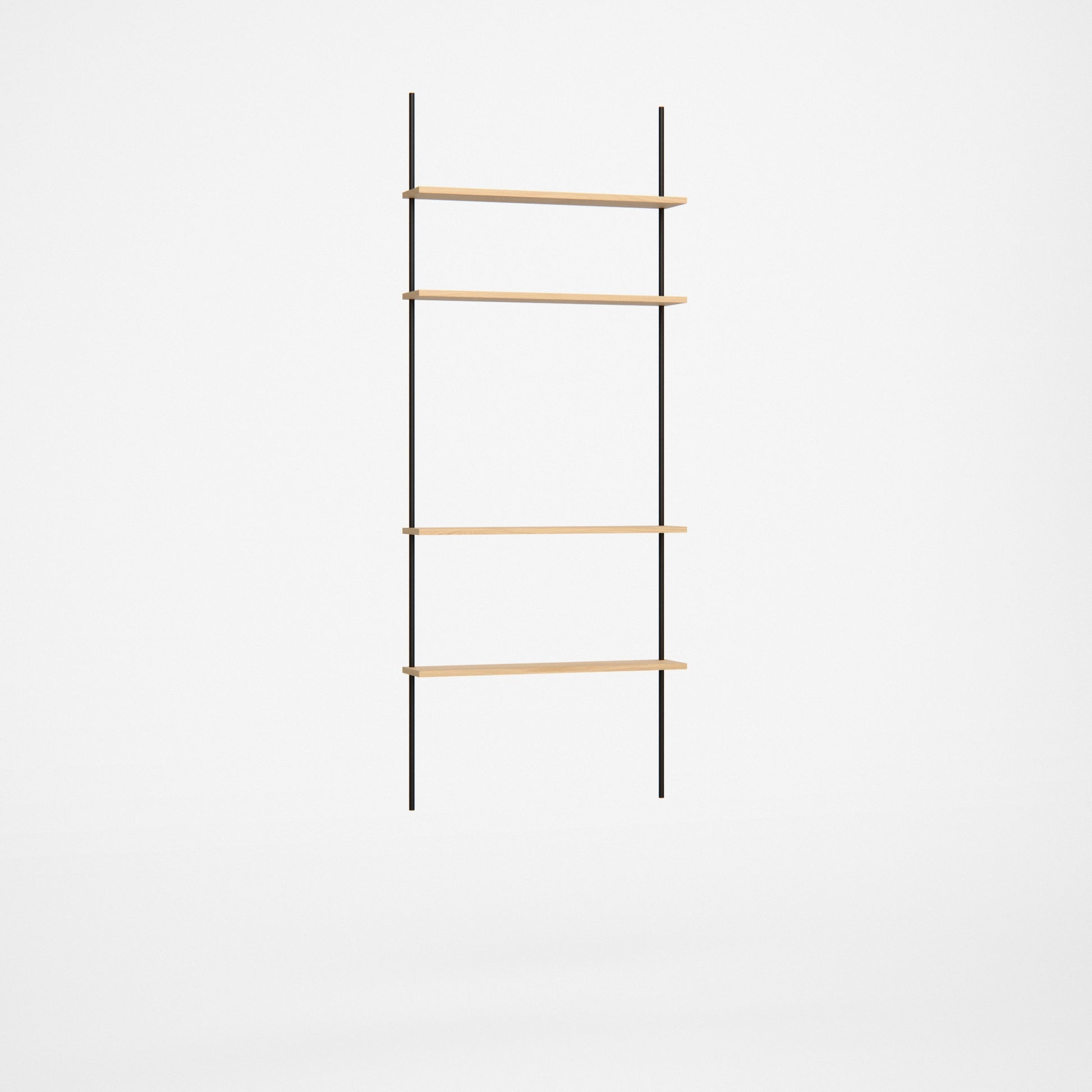 oak-wall-shelf-188-cm-single-section-h2-bundle -- Studioansicht