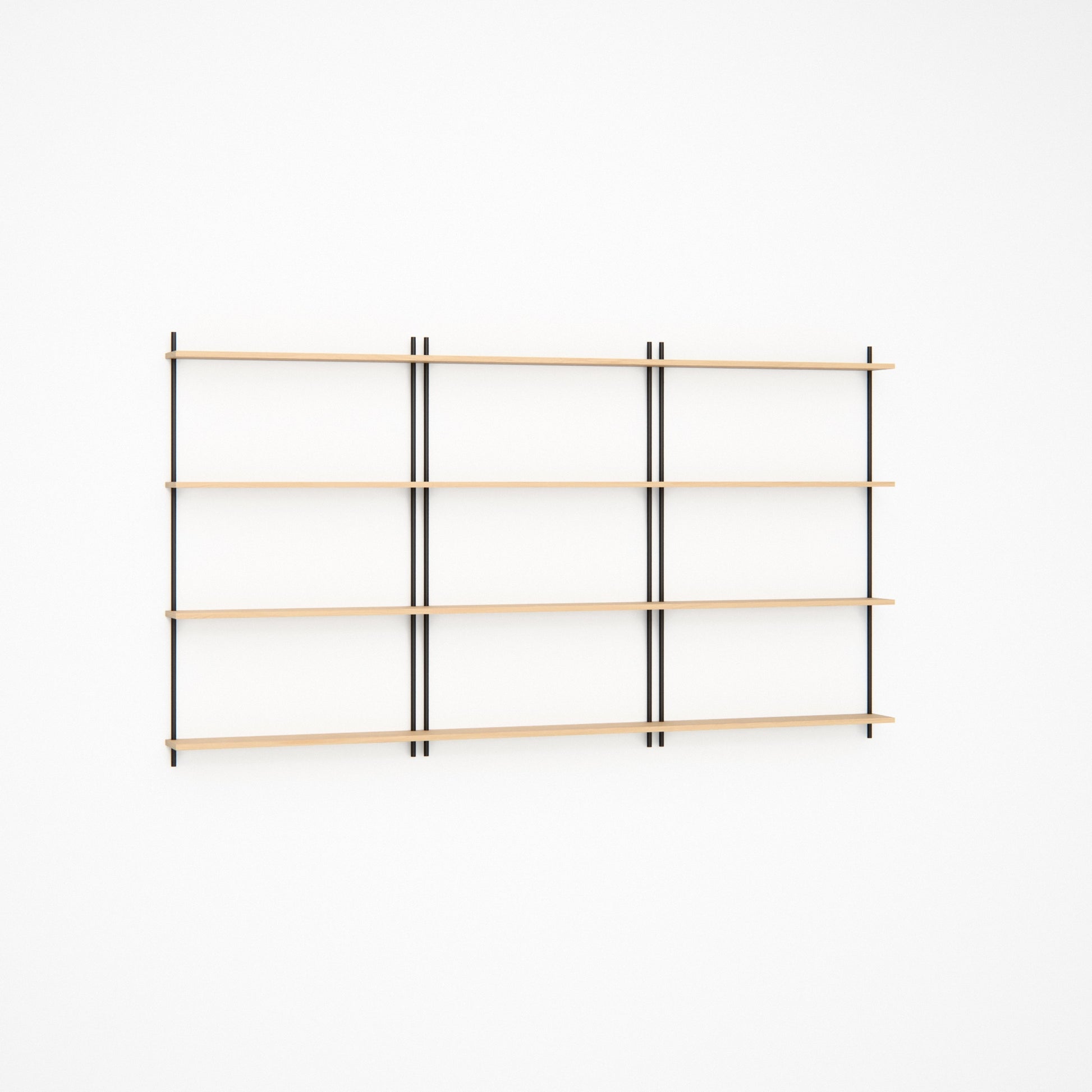 oak-wall-shelf-225x123cm -- Studioansicht