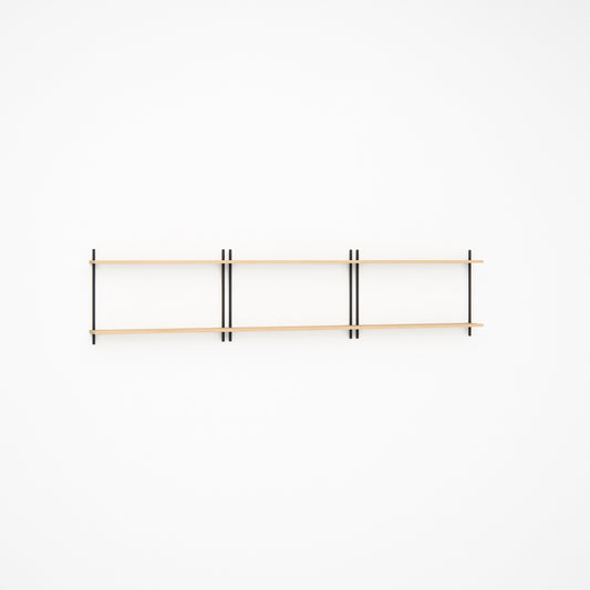 oak-wall-shelf-225x50cm -- Studioansicht